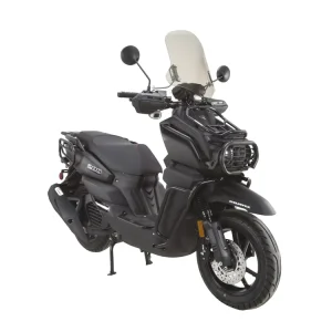 EPA Certification Customized Gasoline Motorcycles Black Moped 161QMK Gas Scooter 168CC Moto