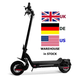 EU USA Stock 100Km Long Range 2000W Dual Drive Electric Scooter 10inch Tires Folding E Scooter for Adult