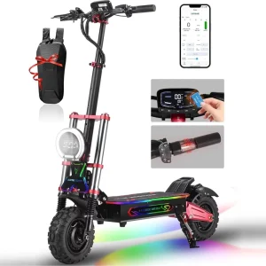 EU USA Stock Electric Scooter 60V38ah Electric Scooter Boyueda S5 Dual Motor Folding Electric Scooter