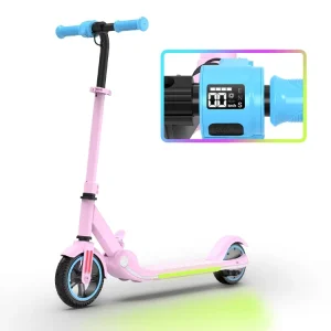EU USA Warehouse 150W 16 km/h Folding Kids Electric Scooter Kick Scooters Foot Scooter With Led Lights for Kids 6-12