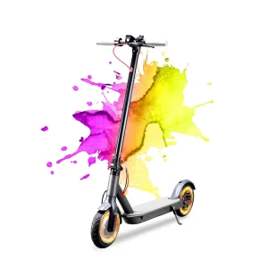 EU Warehouse Adult Foldable Electric Scooter with Removable Battery Waterproof Brushless 350W Motor Fast 8.5″ Tire and App Control