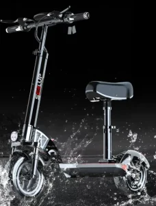 Ebike Scooters With Big Wheels E9max Folding Mobility for Adults Moped Electric Scooter