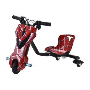 Electric 36V Three-Wheel Lightweight Plastic Scooter for Kids 8-12 Years Old 15km/h Max Speed Child Toy with Seat Included