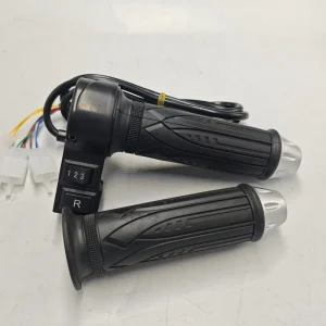Electric Bike Twist Throttle Handlebar 3 Speed Reverse Switch Left Hand Grip Scooter Parts
