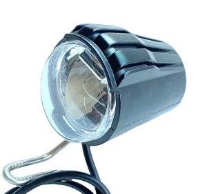 Electric Folding MTB Scooter Accessory Parts Fork Front Light with Horn ABS PVC Material 1 Year Warranty