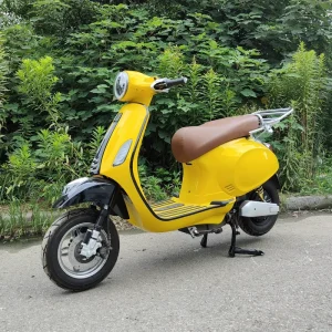 Electric Moped Scooter for Adults with Lithium Battery Optional Colors Similar to Vintage Motorcycle