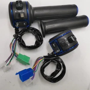 Electric Motorbike Handle Accelerator Combination Switch Assembly Reverse 3speed Left Right Turning P Button Scooter Throttle