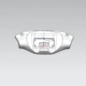 Electric Motorcycle Plastic Body Parts Harley Style E-scooter Accessories mould