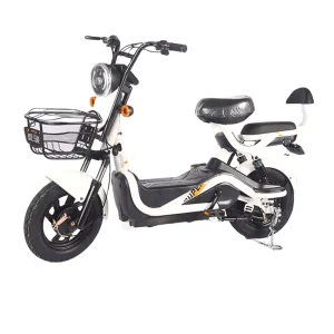 Electric Scooter 48V 3 Speed Rear Hub Motor Carbon Steel Frame Lead-Acid Battery Adult Electronic City Scooter