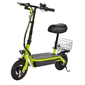 Electric Scooter 48V Carbon Steel Frame 3-Speed Rear Hub Motor Lead-Acid Battery Adult City Scooter Electronic 14″ Wheels Seat