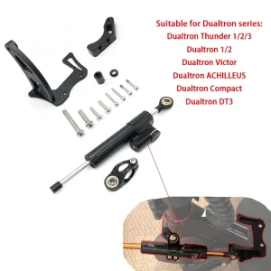 Electric Scooter Accessories Directional Steering Stabilization Damper Bracket Kit for Thunder 123 Victor Achilleus DT3