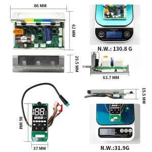 Electric Scooter Accessories and Repair Parts Mi6 Lite Controller with Dashboard and Connecting Cable Kit