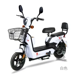 Electric Scooter Bicycle 48V National Standard Adult Two Wheel Electric Bike with High Carbon Steel Frame 45 55km Range