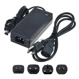 Electric Scooter CE FCC Approved 42V 2A RCA 8mm Lithium Battery Charger for Xiaomi Scooter 4 Ultra Spare Parts