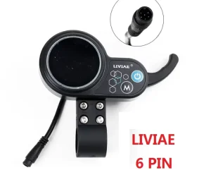 Electric Scooter Display Throttle 36V 48V Speed Regulating LCD Screen Accelerator Dashboard