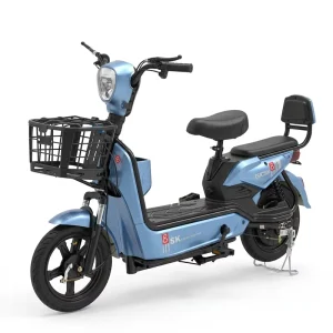 Electric Scooter Dual Seat Adult Commuter Steel 24 Speed Rear Hub Motor 14 Inch Wheels 25-35 km Range City Ride High Efficiency