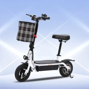 Electric Scooter Folding for Adults App Electricity Intelligent Waterproof LED Lighting Long Range Foldable