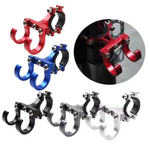 Electric Scooter Front Hanger Hook Aluminum Bags Double Hook for Motorcycle Scooter Hanger Gadget Claw Scooter Parts