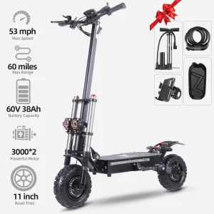 Electric Scooter High power Lithium Battery Off road Foldable Model Dual Motor Electric Scooters Monopattino Electric