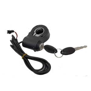 Electric Scooter Thumb Throttle Switch Power with Key Lock for M4 Pro Accessories