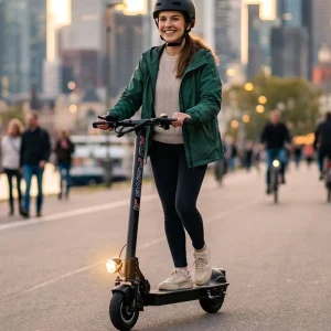 Electric Scooter for Adults 350W Foldable E Scooter 8 Inch Solid Tire Portable Fast Electric Kick Scooter Off Road