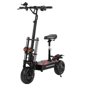 Electric Scooter for Adults 6000W Motor Power Aluminum Alloy Load Bearing Capacity