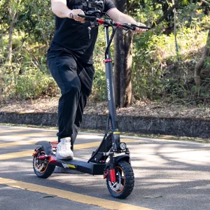 Electric Scooter for Adults Dual-shock Absorbers Foldable Long-range Convenient Transportation Vehicle