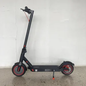 Electric Scooter with Left Right Turn Signals Front Rear Shock Absorbers Aluminum Alloy Frame Disc Brake 30 km h Max Speed