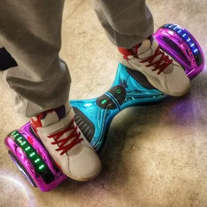 Electric Self Balancing Scooter Two Wheel Twist Smart Balance Hover Board Drift for Colorful Lights 100kg Load Model