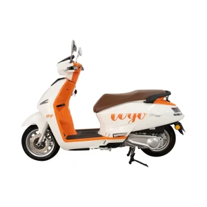 Elegant Pedal Style Gas Scooter Unique Motorcycle Design