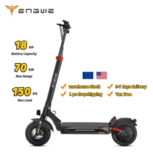 Europe Drop Shipping the 10 Inch High Power Motor 70KM EScooter Removable Lithium Battery Electronic Two Wheels Electric Scooter