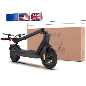 Europe Stock 500W 48V Electric Scooter 40Km/H Max Speed Trotinette Electrique With Seat 100Km Long Range Foldable E Scooter