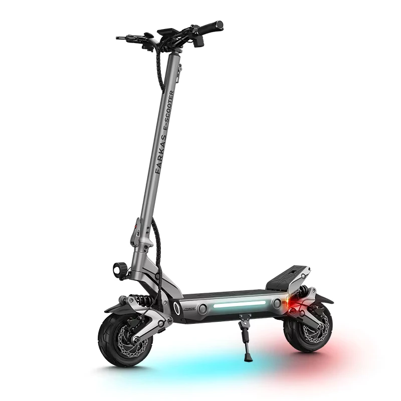 European Warehouse New Off-road Scooter G1 Electric Scooter Dual Drive 1200w Front Rear Dual Hydraulic Shock Absorption Foldable