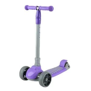 Extra Wide Board Children’s Scooter Adjustable Height Light up 3 Wheels Foldable Kick Scooters for Kids Toddlers 3-6 Years Old
