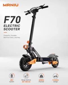 F70 Off Road Folding Electric Scooter for Adults 48V Long Range Fast Fold E Scooter with Big Tire