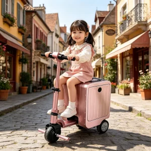 FUTURE JOY Rideable Scooter Suitcase CE Carry on Luggage Electric Scooter Scooter Electrico Mochila