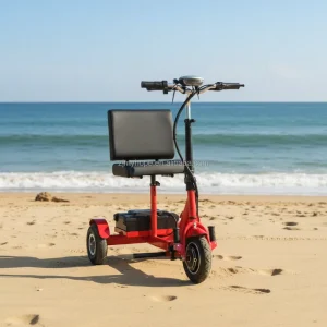 Factory Direct Sale Electronic Three wheel Electric Scooter for Adults Foldable 40 60km Range 31 40km h Max Speed 10 20Ah