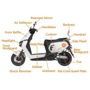 Factory Direct Stainless Steel Plastic Electric Bicycle Parts Universal Scooter Accessories 1 Year Warranty Fast Shipping
