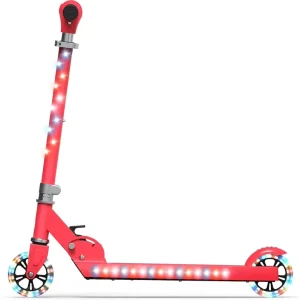 Factory Directly Sell Easy Folding System Children Kids 2 Flashing Led Wheels Foot Kick Scooters Oem Accept