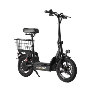 Factory Two Wheel Brushless Electric Scooter Adults 48V Lithium Carbon Steel 18km/h Max Speed Waterproof 50 100KG Load