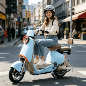 Fashionable Customizable Electric Scooter 48V 350W Electric Bike for Adults