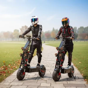 Fast Intelligent Sensor Electric Scooter With14 Inch Off-road Tires 60v 60Ah Foldable Two-Wheel Adult
