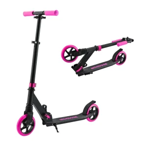 Foldable 2-Wheel Kick Scooter for Kids 145mm PU Wheels Kick Foot Scooter