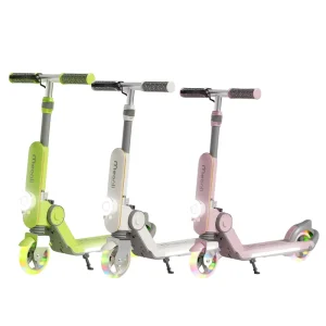 Foldable 2 Wheel Kids Scooter with Height Adjustment for 9 Year Olds Durable PU Wheels Outdoor Use