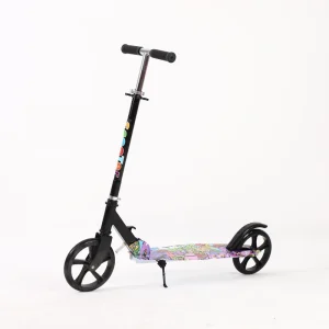 Foldable 2 Wheels Unisex Portable Kick Scooters for Adults Big Wheels