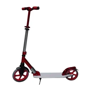 Foldable Adjustable Handlebars Durable Welded Aluminum Kick Scooter for Teens and Adults with 2 High Rebound PU Wheels