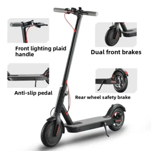 Foldable Aluminum Alloy Electric Scooter M365 Cross Border Two Wheeled Pedal Powered 20 30 km/h Max Speed 120kg Load Capacity