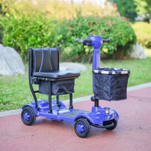 Foldable Electric Mobility Scooter Dual Lithium Battery Storage Rich Elderly Travel Scooter CE ISO Certified