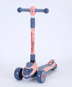 Foldable Flashing 3 PU Wheels Baby Foot Bike Kids Kick Toddler Scooter