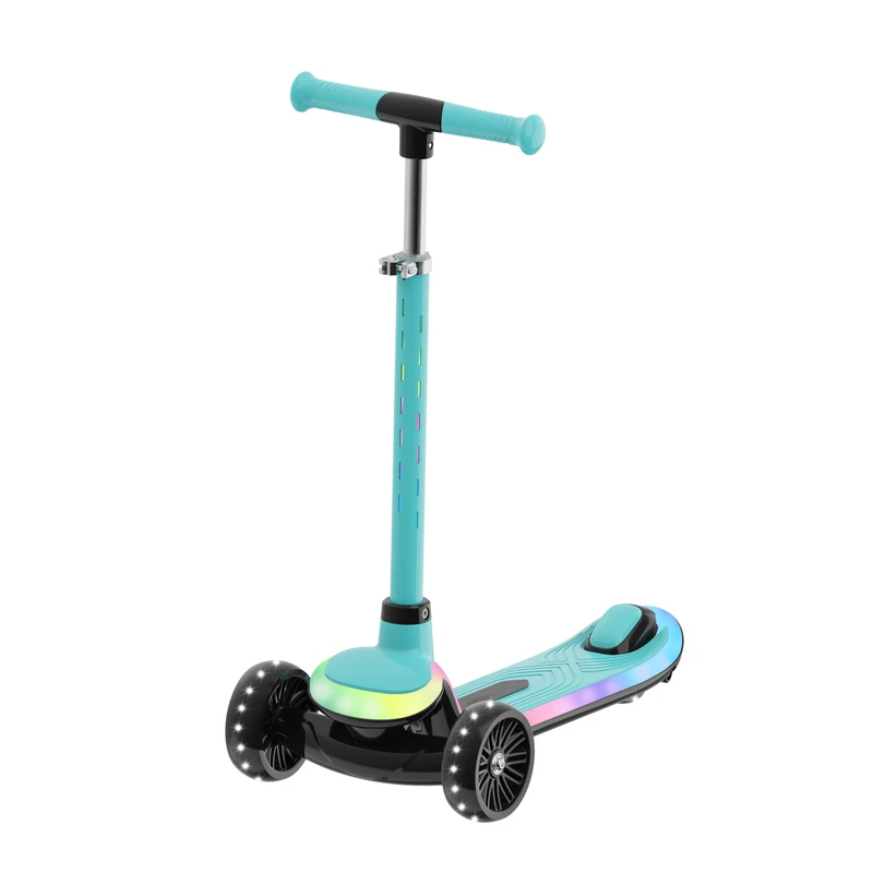Foldable Foot Scooter for Kids With Light up Wheel and Deck for Girls Boys Kick Scooter for Children
